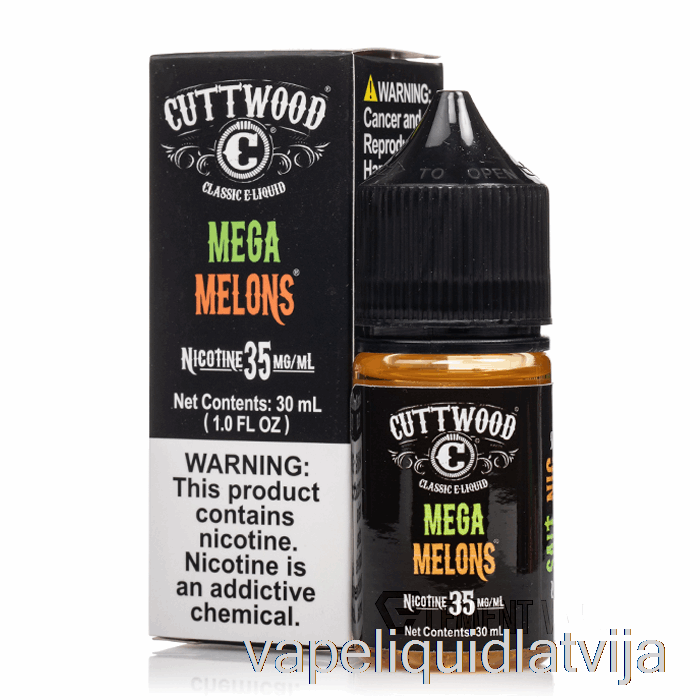 Mega Melones - Cuttwood Salts - 30ml 35mg Vape šķidrums